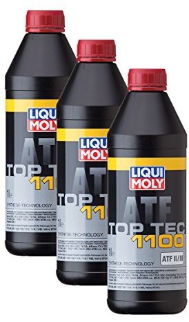 3x LIQUI MOLY 3651 Top Tec ATF 1100 Automatik Getriebeöl