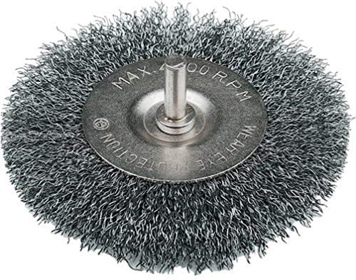 Silverline Rotary Steel Wire Wheel Brush 100mm (PB02), silver
