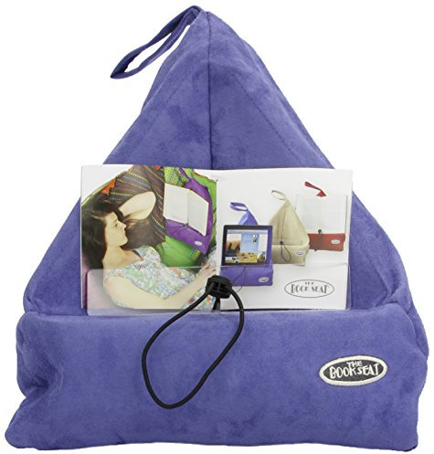 The Book Seat - coussin support pour livre tablette PC et autre - bleu