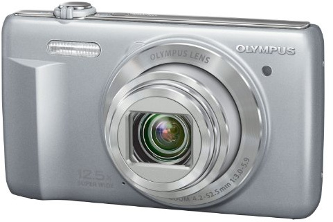 Olympus VR-370 Silber 16 Mpix Digicam 12,5fach Sup