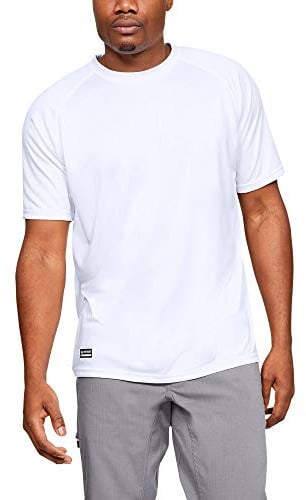 Under Armour Herren UA TAC Tech T T-Shirt, Weiß (White/White), X-Large