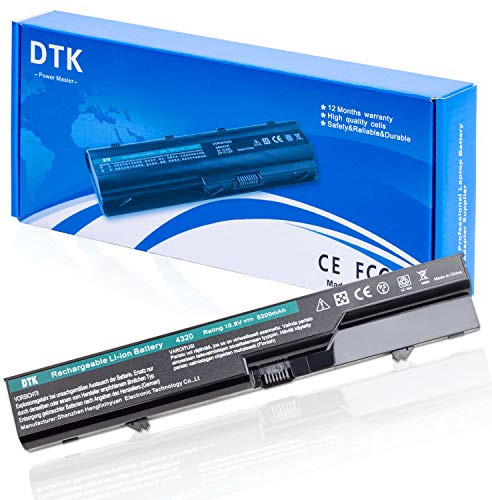 DTK Laptop Battery Replacement for HP 4320 320 321 325 326 420 421 425 620 621 625 4320s 4321 4321s 4320t 4325s 4326s 4420s 4520 4520s