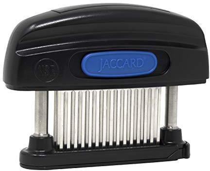 Jaccard 45-Blade Meat Tenderizer, Simply Better Meat Tenderizer, Stainless Steel Columns/Removable Cartridge, NSF Approved, Black