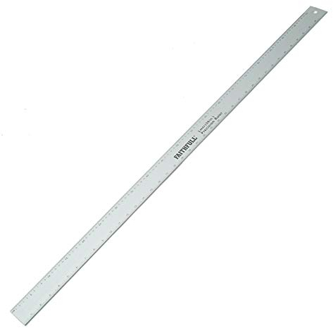 Faithfull RULE1000 - Regla de aluminio (1 m)