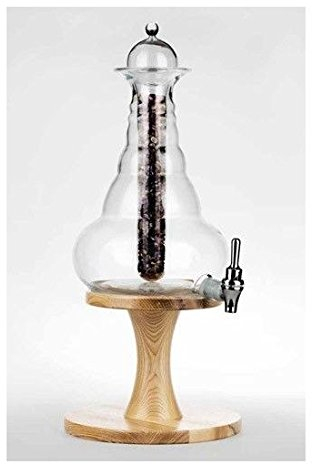 Natures Design Universe Platine Vital Carafe 10liter et bouchon avec insert en verre (sans en bois de frêne unterbau)