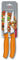 Victorinox Swiss Classic, Pizza- und Steakmesser Set, 2teilig, Extra Scharfe Klinge, Wellenschliff, 11 cm, Kunststoffgriff, Rostfreier Stahl, Orange