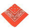 Boolavard 1, 6, 9 oder 12 Stück Cowboy Bandanas Bandana mit original Paisley Muster,1er pack,Orange