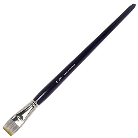 KREUL 202924 - Solo Goya Künstlerpinsel Premium Synthetics, für professionelle Malerei mit Ölfarben, Haarbesatz mit hoher Elastizität und Formbeständigkeit, flach, Größe 24