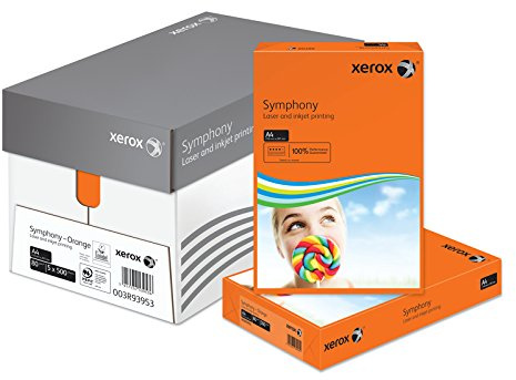 xerox A4 80 GSM Symphony Printer Paper Box - Orange