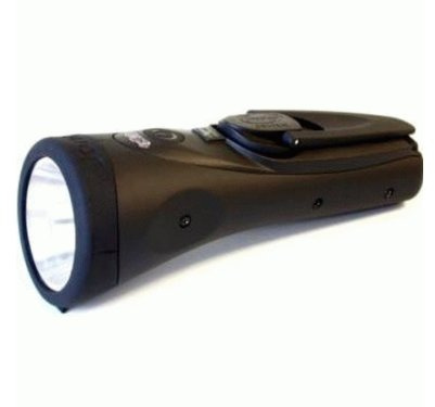 Freeplay Jonta Self Sufficient Dynamo Wind Up LED Flashlight Torch (Rugged Black Rubber Model)