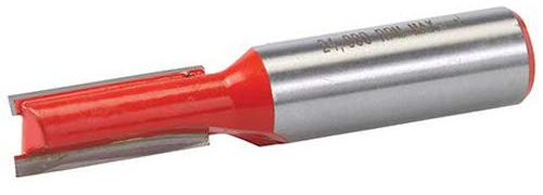 ½” Shank - 10mm x 25mm Tungsten Carbide Straight Router Bit - Worktop Wood Cutter - Loops