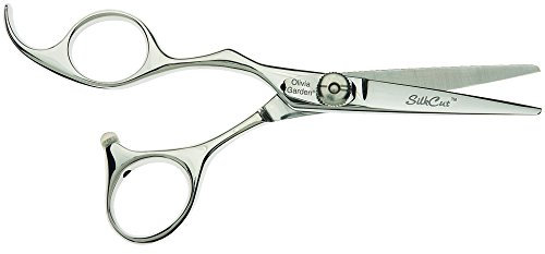 Olivia Garden SilkCut - Tijera para zurdos, 5,0 (12,5 cm)