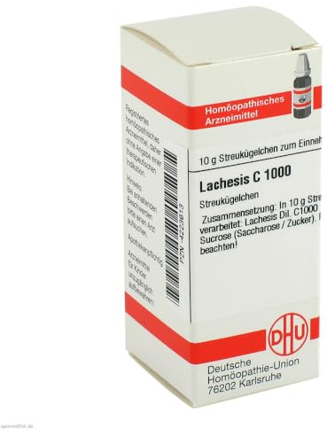 DHU Lachesis C1000 Streukügelchen, 10 g Globuli