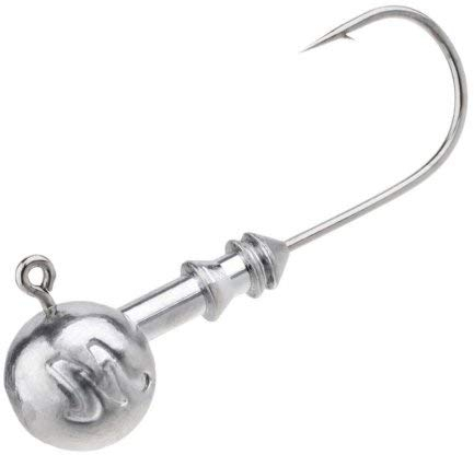 MIKADO Profi Jigköpfe 3 Stück versch. Größen Jighead Blei Haken Jigs Gummifisch, Hakengröße:4;JIG Gewicht:8 gr