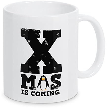 artboxONE Tasse Xmas is Coming von Pia Kolle - Kaffeetasse Typografie