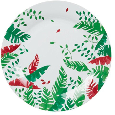 Table Passion - Plato plano Borneo rojo de 26 cm (lote de 6)
