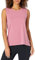Amazon Essentials Damen Yoga-Tanktop Aus Weicher Baumwolle Mit Lockerer Passform (In Übergröße Erhältlich), Zartrosa, L