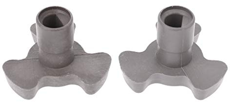 BIlinli Albero del Vassoio dell'accoppiatore di Supporto della Guida del Rullo della Piattaforma Girevole del Forno a microonde da 2 Pezzi 17 mm