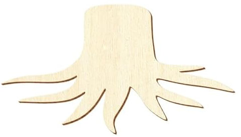 Tronco d'albero in legno, 3-50 cm, dimensioni: 45 cm, confezione da 1 pezzo