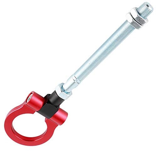Tow, gancio di traino resistente lucidato dorato, uomo in acciaio inossidabile per auto ragazzi Impreza(red)