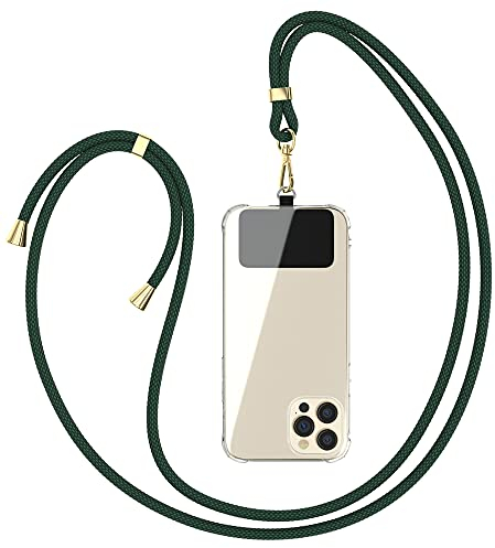 EAZY CASE - Handykette Universal [KOMPATIBEL MIT JEDEM Handy] - Handyband & Schnur zum Umhängen - Handyhülle mit Kette - Handy Umhängeband - Phone Strap Schnur - Lanyard Handy Kordel - Phone Chain