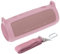 co2CREA Housse en Silicone Compatible Speaker Case pour JBL Flip 6 Enceinte Bluetooth Portable.Comprendre Mousqueton à Crochet +Bandoulière +Silicone(Haut-Parleur Non Inclus) (Rose)