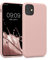kwmobile Hülle kompatibel mit Apple iPhone 11 Hülle - gummierte TPU Silikon Handyhülle - Schutzhülle für kabelloses Laden - Case in Orange Clay