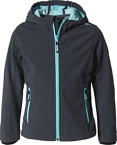 CMP - Softshelljacke für Kinder, Titan-Wasser, 140