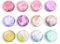 LELE LIFE 12 mini barattoli spessi per candele, barattoli di latta vuoti colorati con coperchi, contenitori per balsamo per le labbra, barattoli per la salve, piccoli contenitori per pillole, macaron