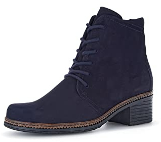Gabor Damen Schnürstiefeletten, Frauen Schnürboots,Wechselfußbett,Best Fitting,Winterstiefeletten,warm,Boots,Atlantik (Cognac),40.5 EU / 7 UK