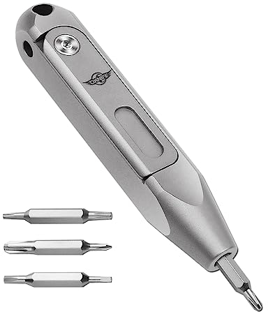 OKNIFE Otacle D1 Titan Multi-Bit Screwdriver, 8 in 1 Mini-Schraubendreher Set Magnetische Reparatur EDC Multitool für Computer Brillen Täglich Hausverwendung