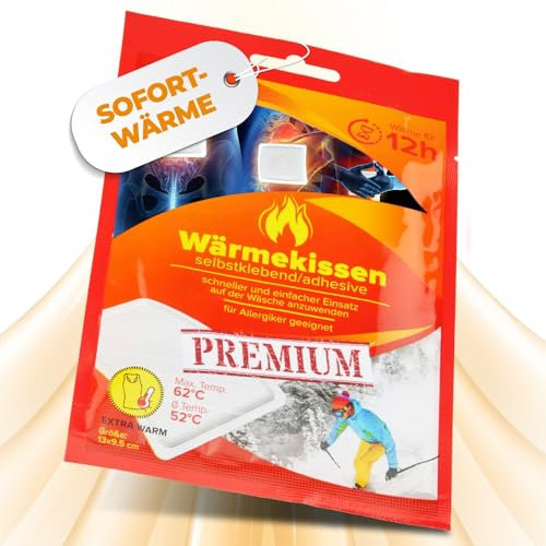 SNIKES Wärmekissen Premium 12h [1er Set] Rücken Wärmepflaster als Thermopflaster Wärmepads - Wärme Pflaster ideal für Hals, Nacken, Rücken, Schultern und gegen Regelschmerzen - Rückenpflaster