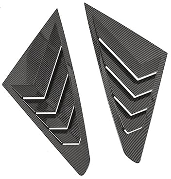 Knadgbft Heck Scheiben Jalousien, Schaufel Jalousien Abdeckung Jalousien für Mg 5 Mg5 2021 Auto AußEn ZubehöR, Matt Schwarz