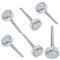 6 Pack Stair Gate Fittings 10mm,Pressure Mounted Baby Gates Threaded Spindle Rods,Walk Thru Gates Accessory M10 x 10MM Screw Bolts Kit,Stair Gate Fittings for Baby Gates Stair Gates Dog Gate Pet Gates