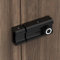 Slide Lock, Security Slide Latch Door Lock Bolt, Heavy Duty Hardware Bolt Latch Door Latch for Flush or Recessed Doors and Gates (Black-1Pc, 3Inch)