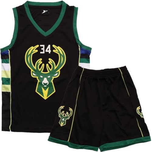 FUTERLY Basketball Trikot Set für Kinder 4-14 Jahre - 2 Stücke, Sleeveless, Shorts, Mode