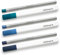 LifeStraw Sip 3-Pack, Pailles Filtrantes Réutilisables en Acier Inoxydable avec 3 Étuis, Élimine les Microplastiques, Bactéries et Parasites pour Voyage et Utilisation Quotidienne