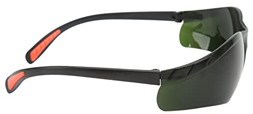 Schweißbrille, Komfortable Wig-Schutzbrille für Elektroschweißen, Argon-Lichtbogenschweiß-Schweißerbrille für Augenschutz, PC, Nylon (dunkelgrün)