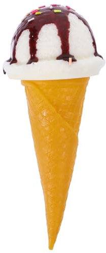 Toyvian Fake Ice Fridge Magnet Mini Ice Cream Cones Decorative Refrigerator Magnet for Bar