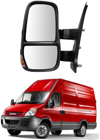 Convitex Außenspiegel Links für Daily 4 baujahr 2006-2012 Spiegel Elektrisch mit Temp Sensor Kurzarm