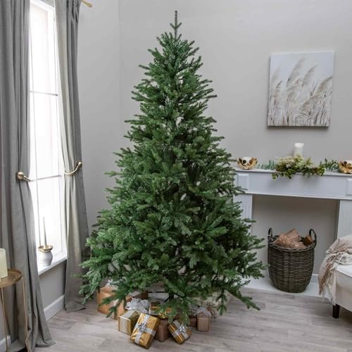 Hardwick Artificial Green PE/PVC Christmas Tree 6FT, 7FT (6FT)