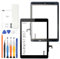 Bildschirm Ersatz für iPad 2017 5th Gen 9.7” Touchscreen - für iPad 5 Touch Screen Digitalisierer Glas A1822 A1823 (schwarz mit Home Button, Kein LCD)
