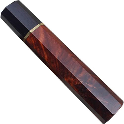 Glixoft Octagonal Knife Handle Wooden Knife Handle Japanese Knife Handle Knife Making Accessories for Japanese Kitchen Knives Chef Knife