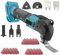 Cordless Oscillating Multi-Tool， with 2x3000 mAh Batteries, Cordless Multitool for Makita, Brushless Oscillating Saw with 6 Variable Speed (No Battery)
