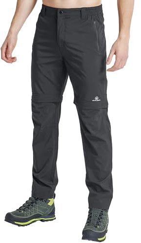 ATHL DPT. Herren Kurze und Lange Wanderhose/Funktionshose/Wandershort mit praktischen Taschen