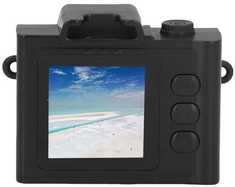 Elprico Schlüsselanhänger-Kamera, Kleine 1080p-Nostalgie-Retro-Kamera, Tragbarer Mikro-Video-Camcorder, Kompakte Digitalkamera mit 0,96-Zoll-Bildschirm für Foto-, (32GB)