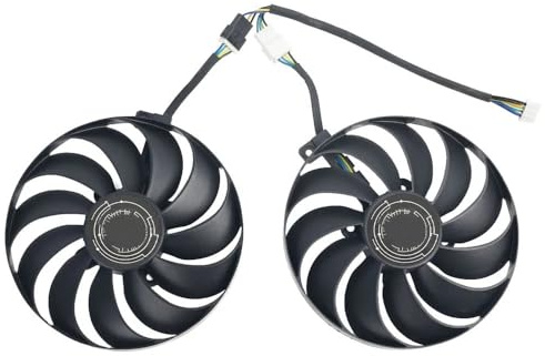 Video Card Fan For GTX 1650 1660 SUPER 95MM FDC10U12S9-C GTX1650 GTX1660 Graphics Card Cooling Fan Computer cooling part(Fan - 2PCS)