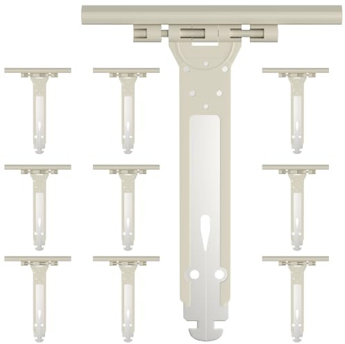 ipow 10er Set Rolladen Aufhängefeder, Rollladen Aufhängung Rolladen Feder aus Edelstahl und Nylon, universale Rolladen Halterung Sicherungsfeder Befestigungsfeder, Ersatzteile für elektrische Rolläden