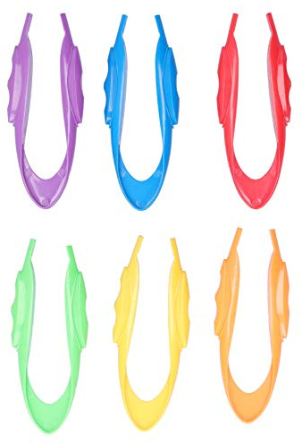 Qalvona Pinces d'Observation Enfant 6 Pièces, Plastique Coloré Résistant, 15cm - Jouets Éducatifs Extérieur, Stimulation Curiosité, Développement Intellectuel