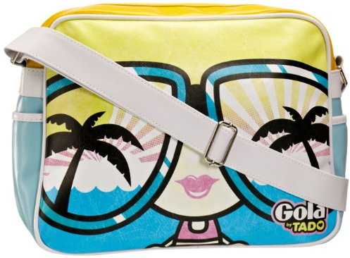 Gola Redford Shades, Unisex Kinder Tasche, Mehrfarbig - Blue/Yellow/White - Größe: